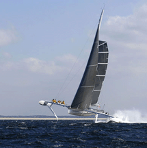 Due nuovi record
per l'"Hydroptère"
